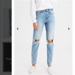 American Eagle Mom Jeans size 2 X-LONG